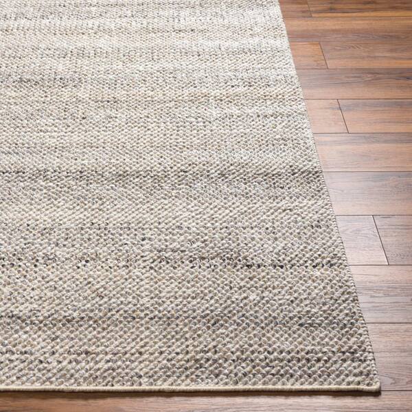 Custom Cut to Size Indoor Area Rug, Modern Edge Neutral Color Soft Taupe to  Gray Carpet Runner Rugs, Subtle Pattern, 3/8 Thick