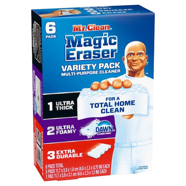 Mr. Clean Variety Pack Magic Eraser Sponge (6-CNT) 003077212396