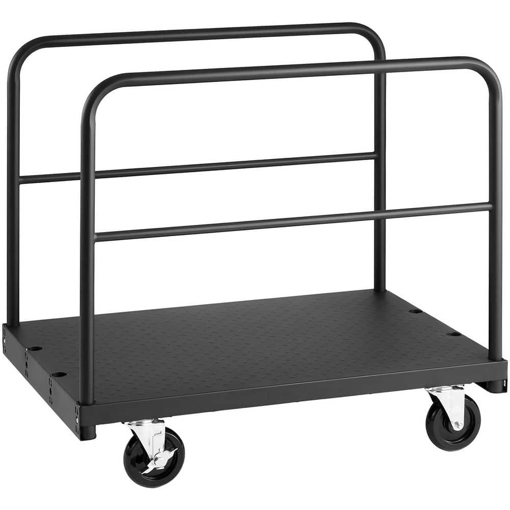 Drywall Cart Dolly, 1800 lbs. Capacity, 2-in-1 Steel Truck with 5 in. Casters, 36 x 24 in. Platform and Handrails price history on PriceWatchPro