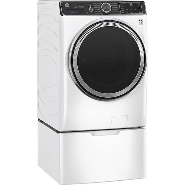 GE 5.0 cu.ft. Smart Front Load Washer in White with Steam, UltraFresh Vent  System, and Microban Technology GFW655SSVWW - The Home Depot