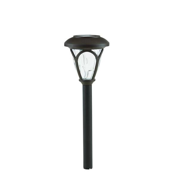 Hampton Bay Solar Bronze LED Pathway Light (6-Pack)