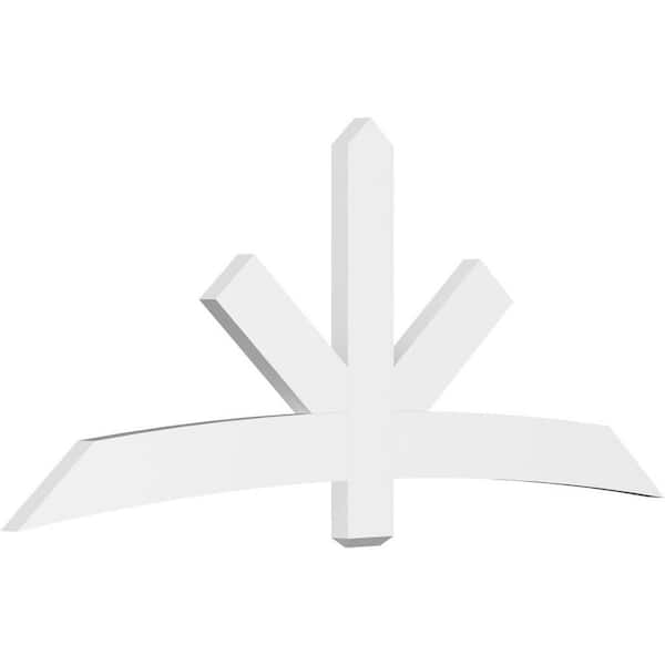 Ekena Millwork Alberta 84 in. W x 35 in. H x 2 in. D Signature Polyurethane Bracket