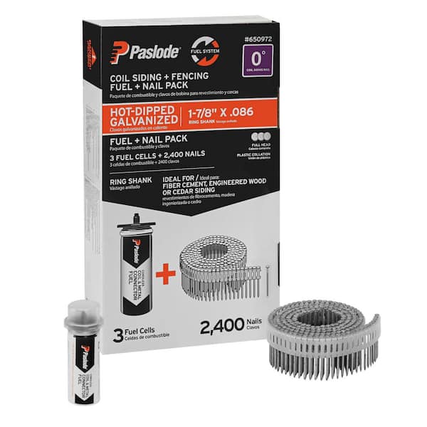Paslode 1-7/8 in. x 0.086 in. 0-Degree 14 Gauge Straight Hot