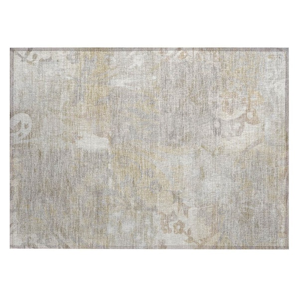 Chantille Machine Washable Indoor/Outdoor Abstract ACN2915 Ivory 2 ft. x 3 ft. Accent Rug