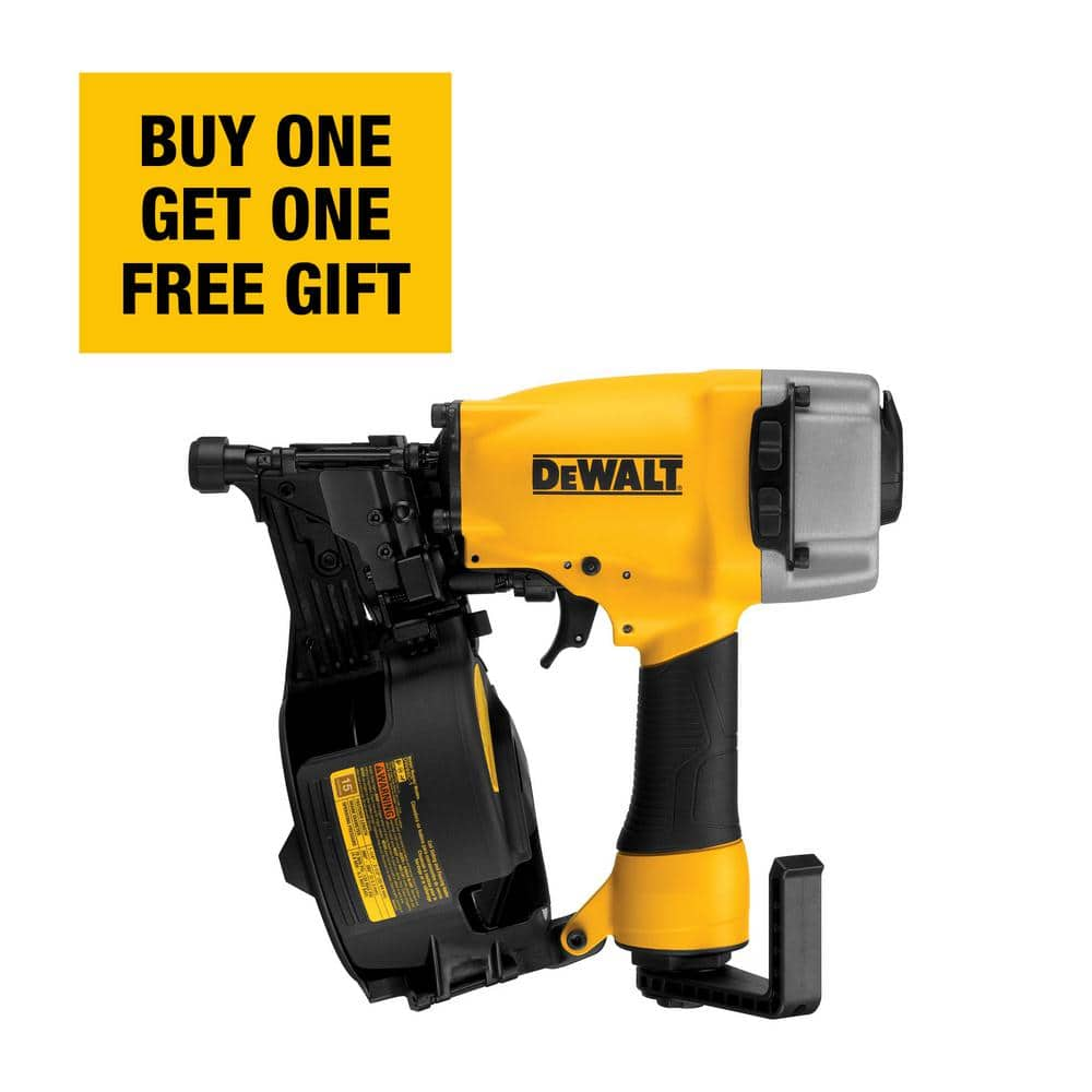 DEWALT Pneumatic 15 Degree Coil Corded Siding Nailer DW66C 1 The Home Depot