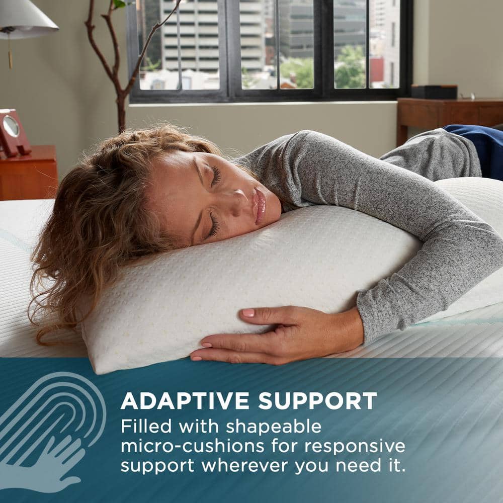 Tempur-Pedic White Memory Foam Maternity Body Pillow