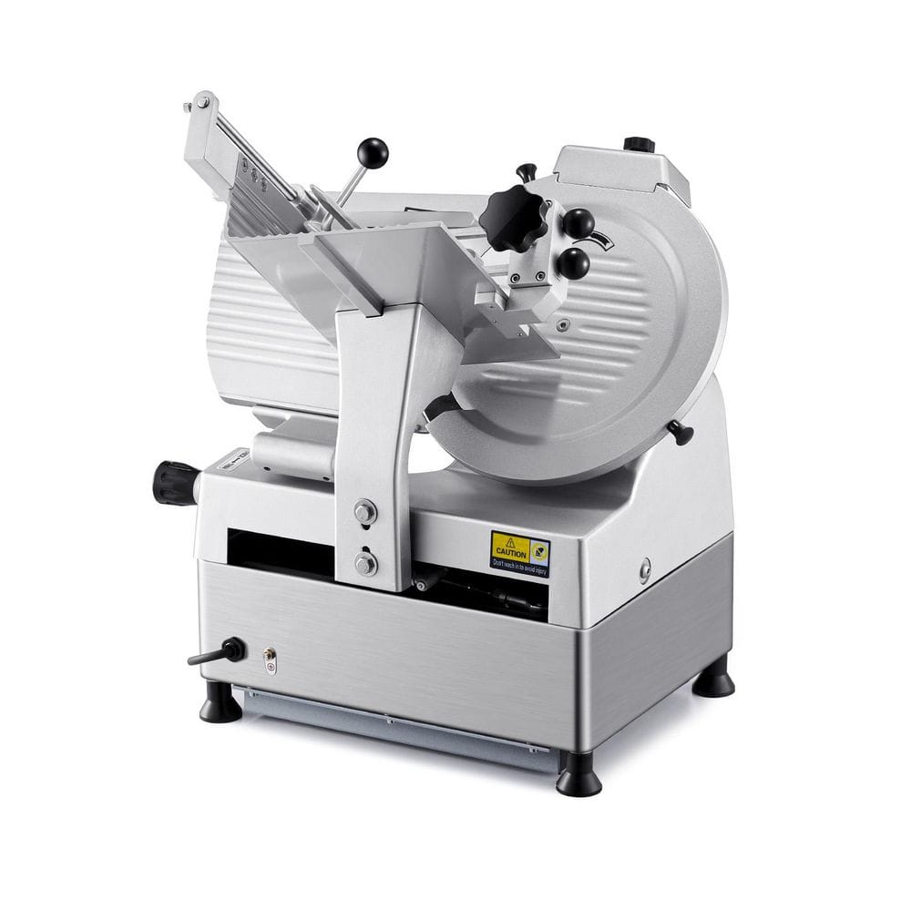 Automatic Meat Slicer, 550W Deli Slicer with a 12 in. Premium 65mm Blade, 0-0.3 in. Adjustable Thickness  in Silver price history on PriceWatchPro