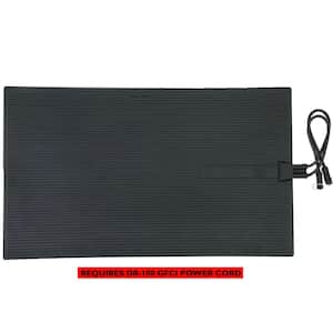 Blue 23 in. x 40 in. 300-Watt Electric Heated Rubber Snow and Ice Melting Mat