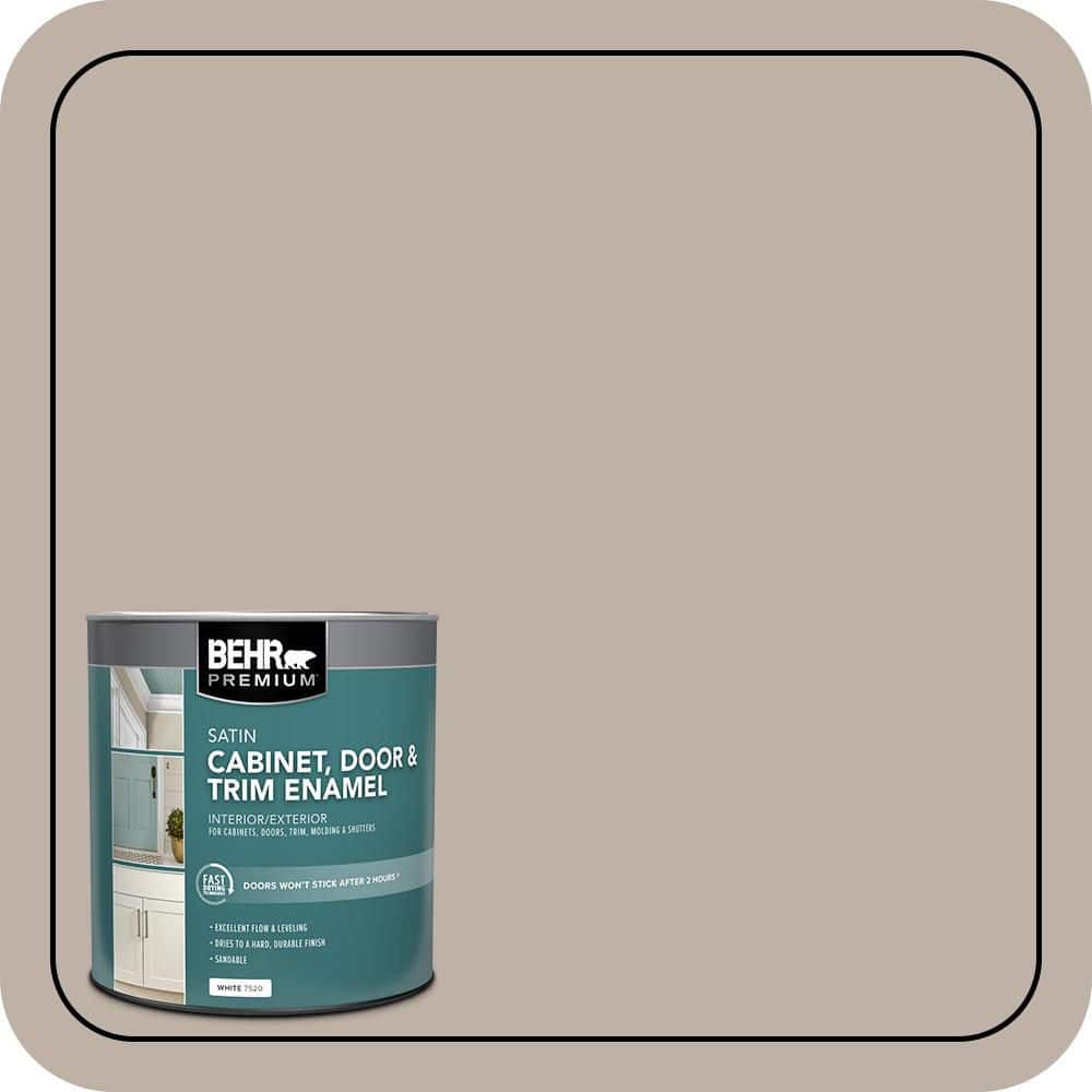 BEHR PREMIUM 1 qt. #N220-3 Smokestack Satin Enamel Interior