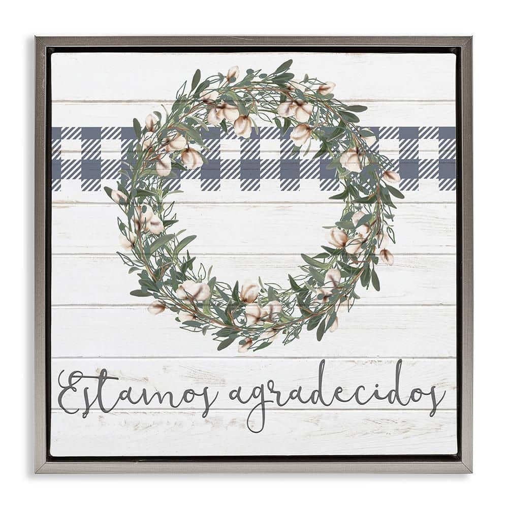 Farmhouse Be Grateful by Kim Allen Gray Floater Frame Typography Graphic Art Print 25 in. x 25 in. price history on PriceWatchPro