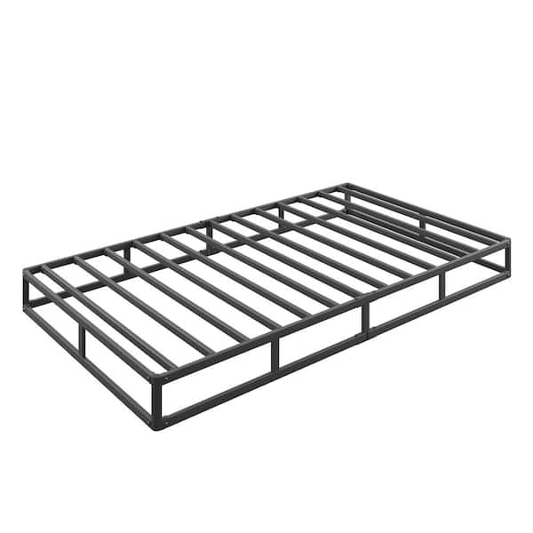 Comasach Twin Size 6 in. Heavy Duty Metal Box Springs Mattress Foundation with Easy Clean Cover, Noise Free, Easy Assembly