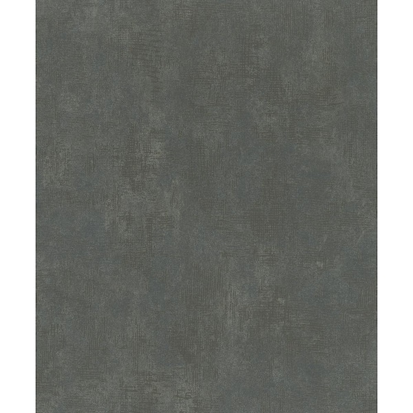 Unbranded Distressed Plaster Effect Chocolate Brown Metallic Finish Vinyl on Non-Woven Non-Pasted Wallpaper Roll