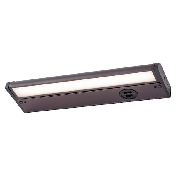 30 in. Hardwired Bronze Selectable 3000K/3500K/4000K Dimmable Integrated LED Under Cabinet Light