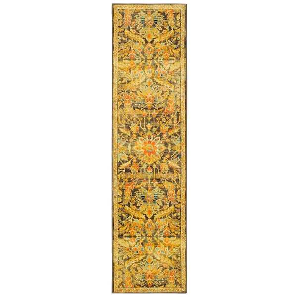Mohawk Home Elizabeth Multi 2 ft. 6 in. x 8 ft. Distressed Runner Rug