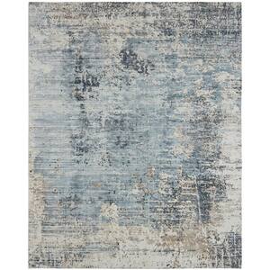 Blue Spa 7 ft. 6 in. x 9 ft. 6 in. Area Rug