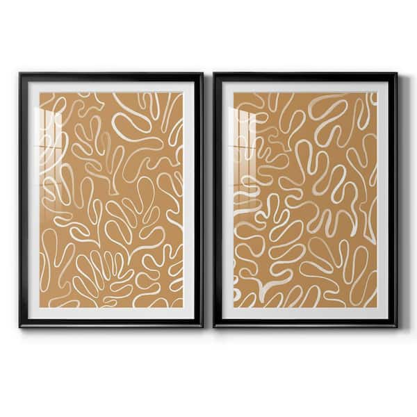 Wexford Home Matisse Pieces I by Wexford Homes 2 Pieces Framed Abstract Paper Art Print 36.5 in. x 26.5 in.