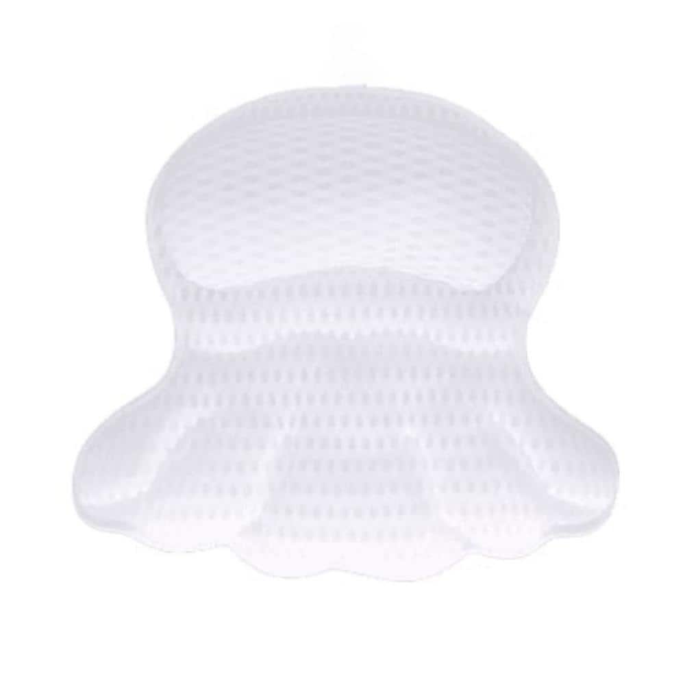Luxury Bath Pillow for Tub, Ergonomic Neck and Back Support with 4D Air Mes