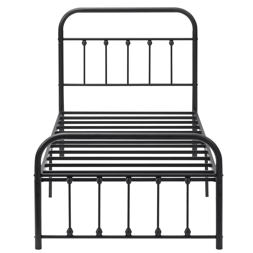 Queen Bed Frame with Headboard, Heavy Duty Platform Bed Frame, No Box Spring Needed, Under Bed Storage Space, 60.9 in. W - thumbnail 10