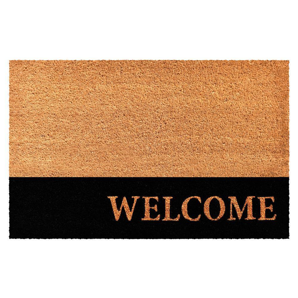 "Welcome Black Stripe Doormat, 24"" x 36""" price history on PriceWatchPro