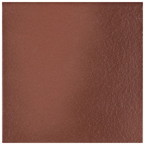 Klinker Flame Red 5-7/8 in. x 5-7/8 in. Ceramic Bullnose Floor and Wall Quarry Tile