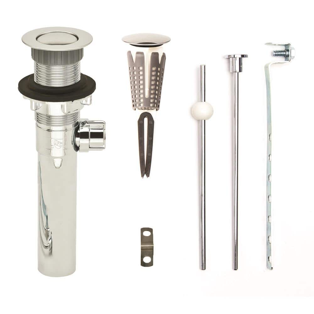 "SinkSTRAIN Pop-Up Drain, Easy Remove Hair Catcher Stopper, Chrome ABS Body w/o Overflow, 1.6-2"" Sink Hole, Chrome" price history on PriceWatchPro