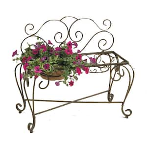 33 in. L x 15 in. D x 29 in. H Bench Planter (2-Pot)