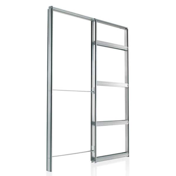 Eclisse 32 in. x 80 in. Galvanized Steel Pocket Door Frame Kit (2 in. x 4 in. Wall)