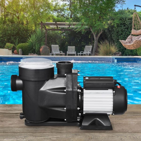 Above Ground Pool Pump 2 HP 135 GPM Max Flow Single Speed Swimming Pool Pump 61 ft. Max Head Lift for Hot Tubs Spas