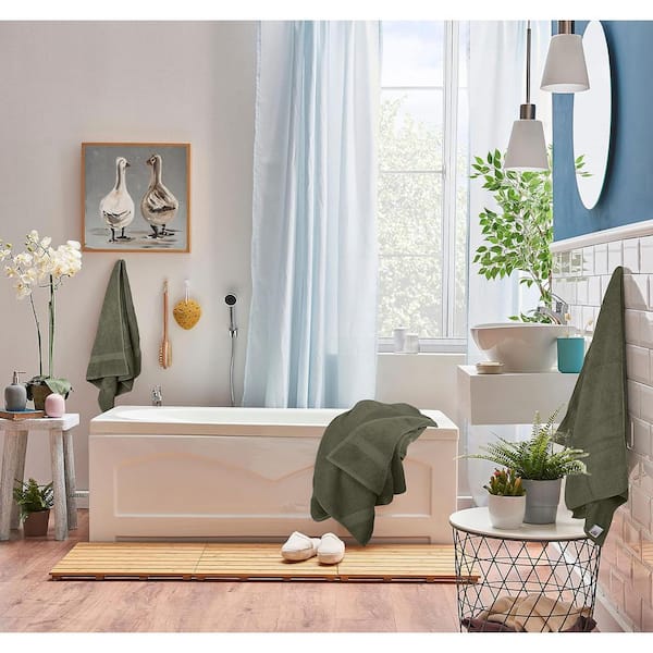 Luxurious 100% Cotton Absorbent 600 GSM 6 Piece Bathroom Towel Set