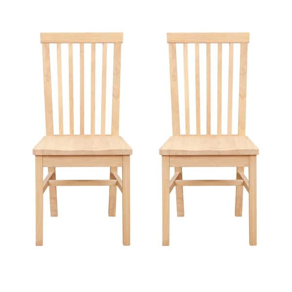 Linon Home Decor Terryn Unfinished Wood Dining Side Chair (Set of