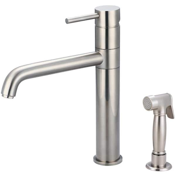 Motegi Single-Handle Standard Kitchen Faucet in Brushed Nickel