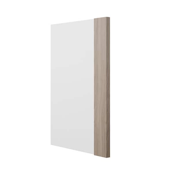 Hampton Bay Designer Series 24.5x34.5x1.5 in. Dishwasher Return End Panel in Driftwood