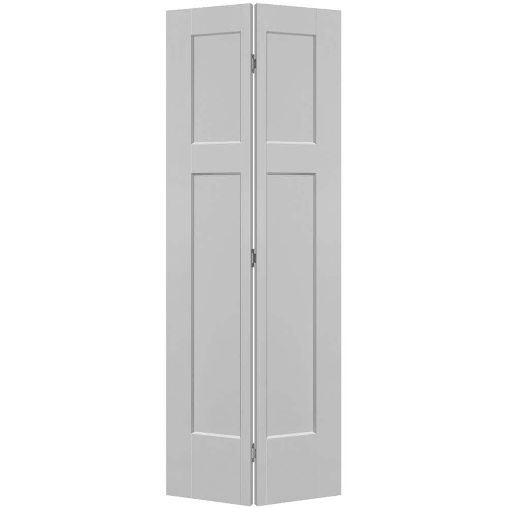 30 in. x 80 in. 3-Panel Winslow Hollow Core Silver Bullet Molded Composite Bi-Fold Door price history on PriceWatchPro