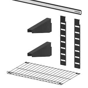 Garage Wall Track 1-Shelf Value Kit (6-Piece)