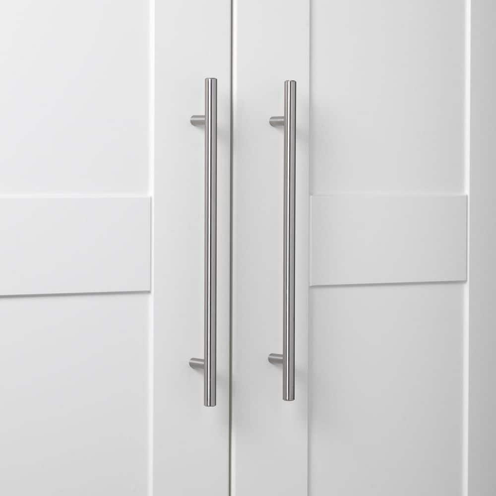 Brushed Stainless Steel 9" Modern Bar Pull with Mounting Hardware