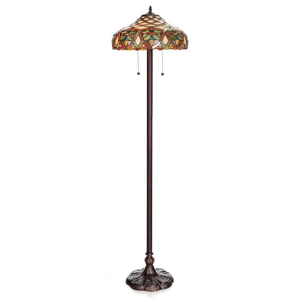 Tiffany style floor sale lamps