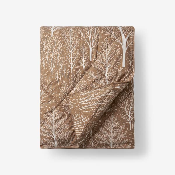 The Company Store Company Essentials LoftAIRE Fall Brown Throw Blanket