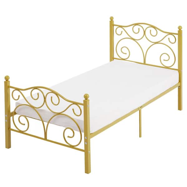 ベッドフレーム Bed frame + mattress (both) set Amazon.com: EMODA 16 Inch Twin XL Bed Frames with Headboard and
