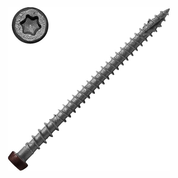 DeckLok #10 x 2-3/4 in. Star Drive Self-Countersinking Flat Head ACQ Compatible Vintage Lantern Composite Deck Screws (75-Piece)