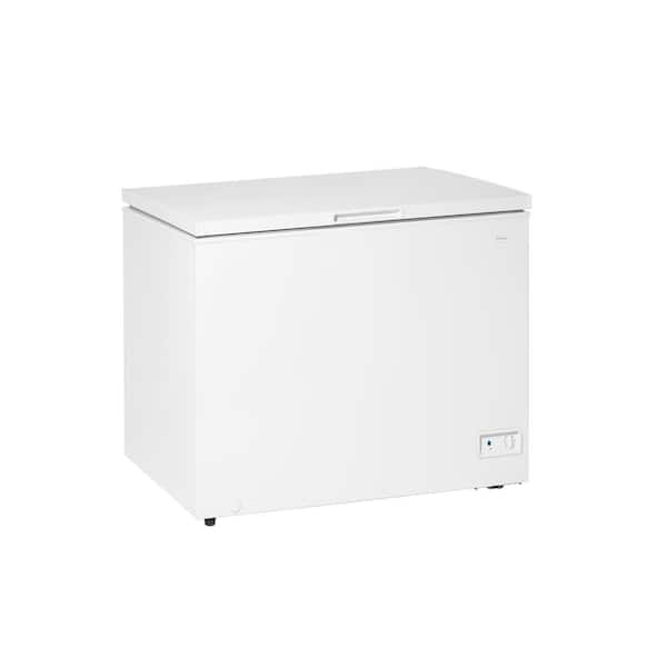 44 in. 10.0 cu. ft. Manual Defrost Square Model Chest Freezer DOE Garage Ready in White