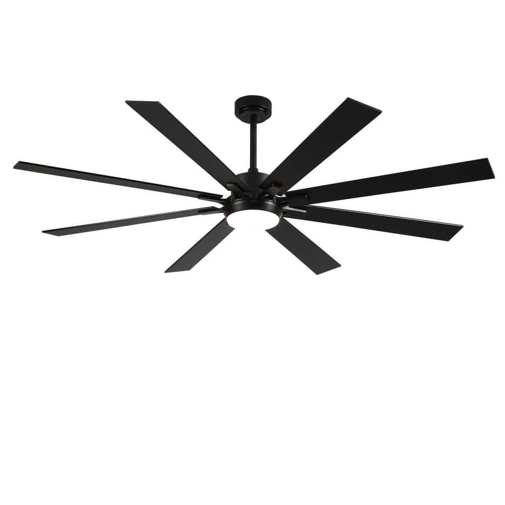 72 in. Industrial Ceiling Fan with LED Light, Reversible DC Motor and Remote for Living Room, Kitchen or Covered Patio price history on PriceWatchPro
