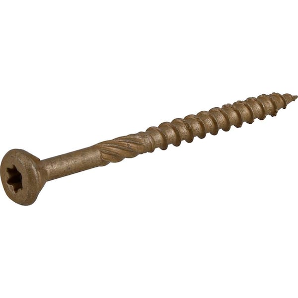 Eazy2hD Exterior Wood Screws #10 X 2-1/2” – 377 PCS T25 Star Drive Deck Screws, Self-Tapping, Rust-Resistant Coating