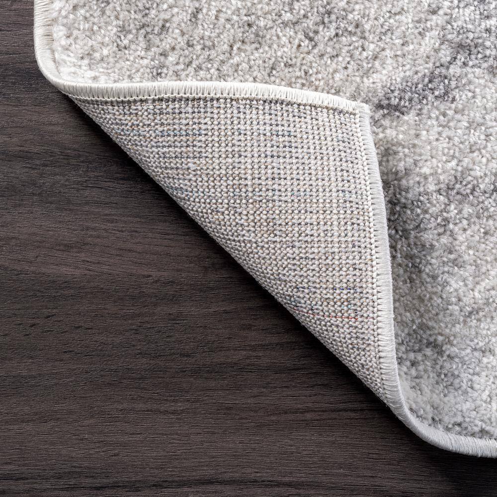 Gray Abstract Lines Reversible Area Rug