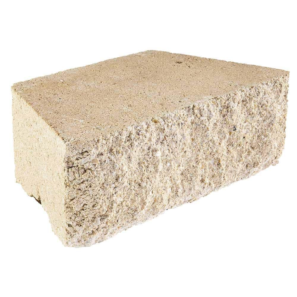 Pavestone RockWall Small 4 in. H x 11.63 in. W x 6.75 in. L Limestone (144-Piece/46.5 sq. ft./Pallet)