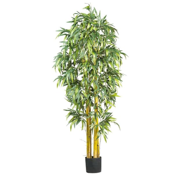 Nearly Natural 6 ft. Artificial Silk Bamboo Tree