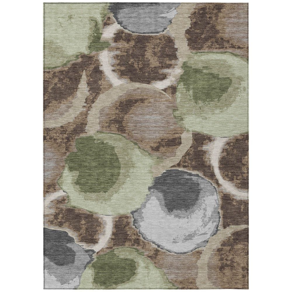 Chantille Machine Washable Indoor/Outdoor Abstract ACN2701 Fudge 10 ft. x 14 ft. Area Rug price history on PriceWatchPro