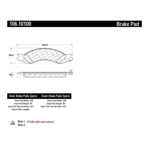 Centric Parts Disc Brake Pad Set