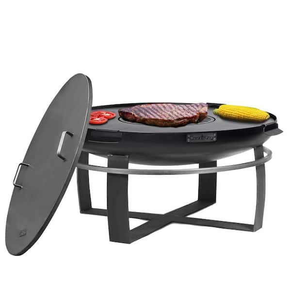 Good Directions Viking 24 in. Fire Pit with Grill Plate and Cover Lid