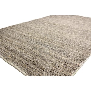 Savannah Taupe 4 ft. x 6 ft. (3'6" x 5'6") Solid Contemporary Accent Rug