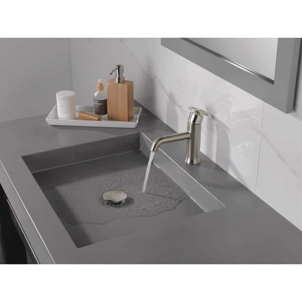 Sleek Stainless Steel Modern Single Hole Bathroom Faucet